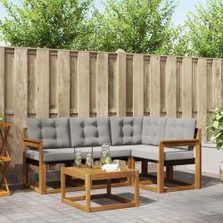 Ensemble &agrave; manger de jardin 7 pcs R&eacute;sine tress&eacute;e Gris