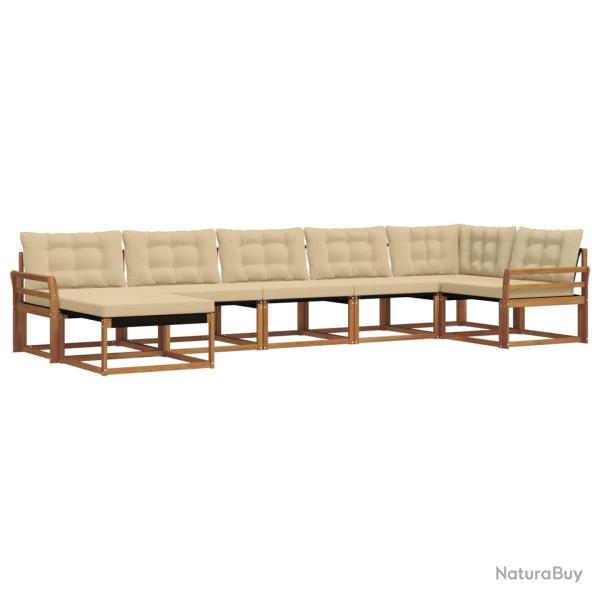 Salon de jardin 11 pcs avec coussins noir r�sine tress�e