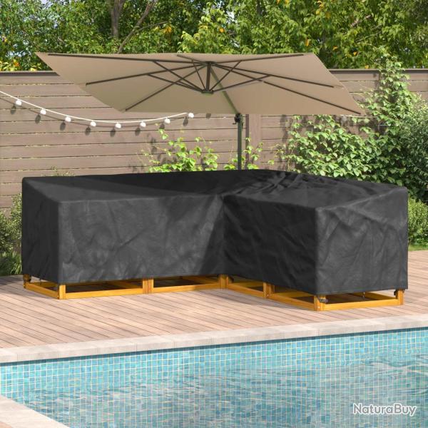 Salon de jardin 11 pcs avec coussins noir r�sine tress�e