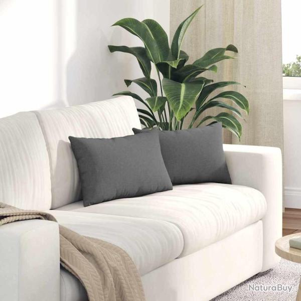 Ensemble de canap� de jardin avec coussin 6 pcs Gris polyrotin