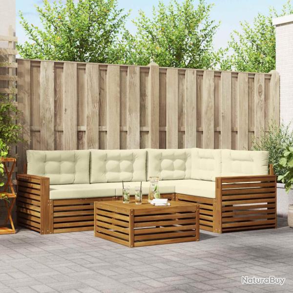 Salon de jardin 11 pcs avec coussins noir r�sine tress�e