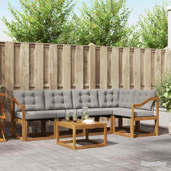 Salon de jardin 11 pcs avec coussins noir r�sine tress�e