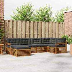 Salon de jardin avec coussins 10 pcs beige r&eacute;sine tress&eacute;e