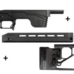 Kit Droitier Vision pour Tikka T3x Short Action - (Partie centrale + Crosse  + GM Covert G2)