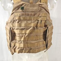 Gilet porte plaque NFM couleur sable