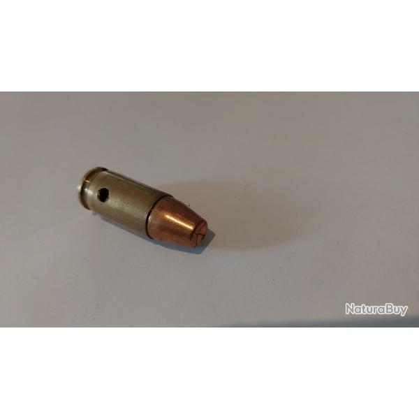 Cartouche neutralis�e - 9mm - Geco -  Ogive blind� pointe creuse 150 grains