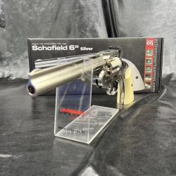 REVOLVER "SCHOFIELD 6" - IVORY FULL METAL - Cal. 4.5 PLOMBS - CO2