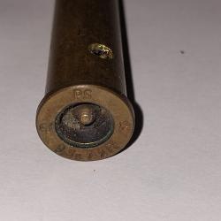 Cartouche neutralis&eacute;e - 9,3x72R - PS - Ogive cuivr&eacute; semi blind&eacute; arrondi