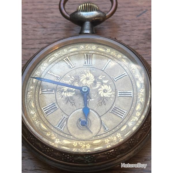 Montre � gousset parfait �tat diam�tre 6,5cm