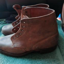 BRODEQUINS CUIR MOD&Eacute;LE 1945 INDOCHINE ALG&Eacute;RIE