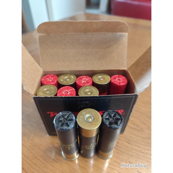 11 cartouches bourres grasses de calibre 10
