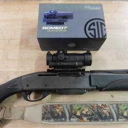 CARABINE REMINGTON 750 CAL 35 WHELEM CANON 47 CM + POINT ROUGE ROMEO 7 OCCASION BON ETAT