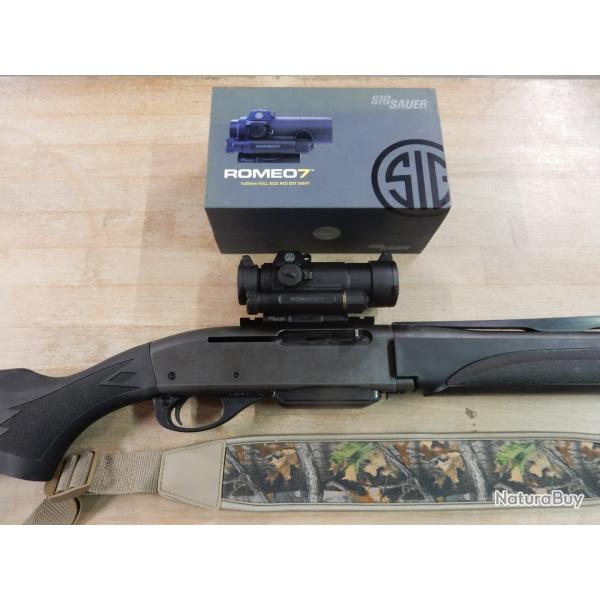 CARABINE REMINGTON 750 CAL 35 WHELEM CANON 47 CM + POINT ROUGE ROMEO 7 OCCASION BON ETAT