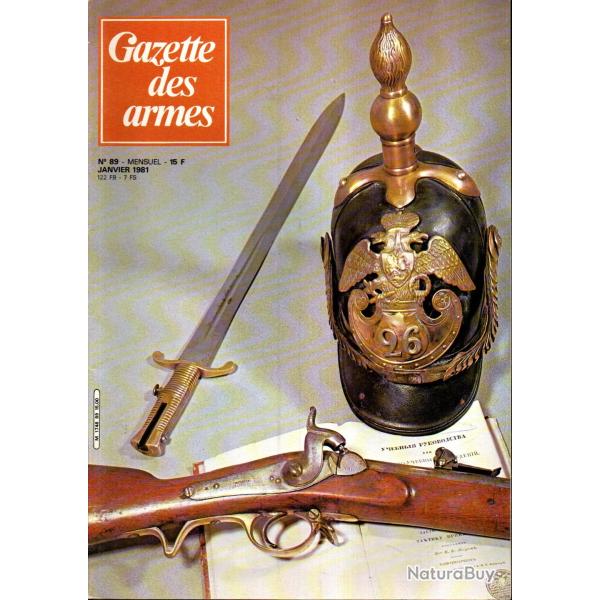 gazette des armes 89 1883 3�me chassepot, taurus mod.65, mat 49, infanterie belge 1841,