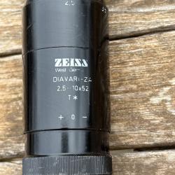 Lunette ZEISS 2,5-10x52 - Ench&egrave;re 1� sans prix de r&eacute;serve.