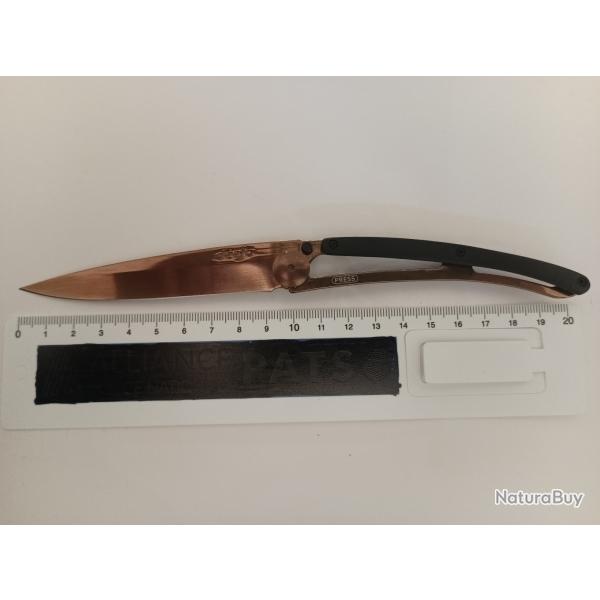 Couteau deejo couleur or