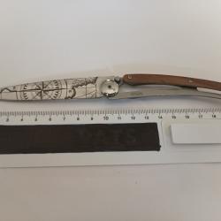 Couteau deejo rose des vents