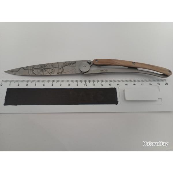 Couteau deejo rose des vents 2