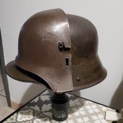 Stirnpanzer plaque de blindage de casque allemand ww1 stahlhelm