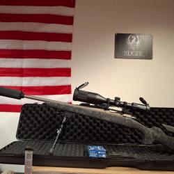 CVA CASCADE LRX CAL. .308 WIN NEUVE + LUN. 6-24X50 AOEG + BIPIED + MALLETTE + SILENCIEUX