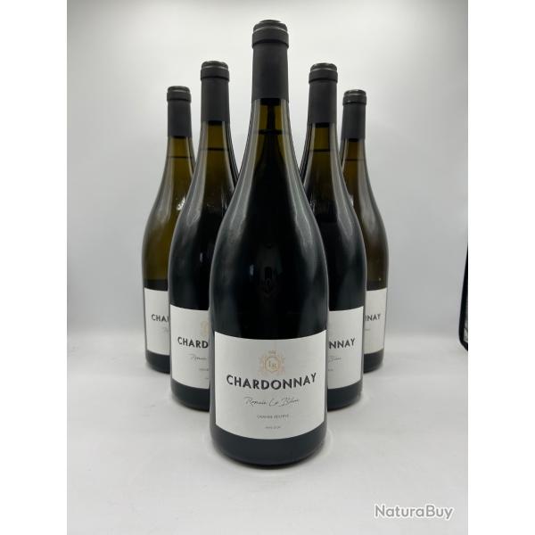 Vente flash ! 6 Magnum de vin de blanc - Romain Le Bihan Chardonnay Pays D'Oc - 2024