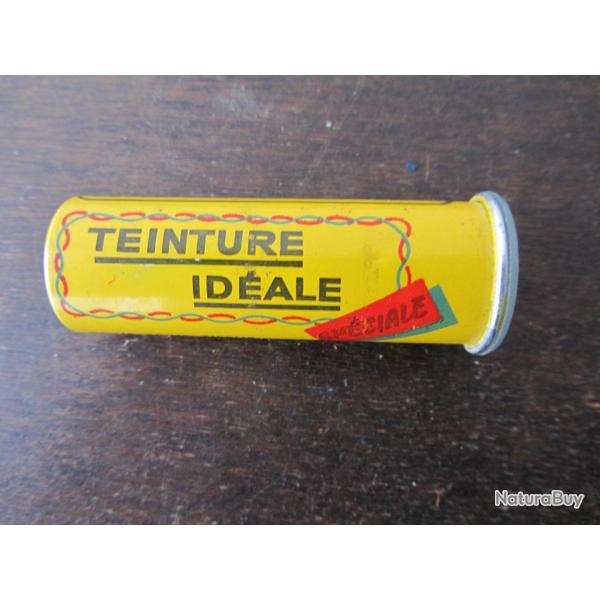 Tube publicitaire en alu Teinture Id�ale 1950-1960