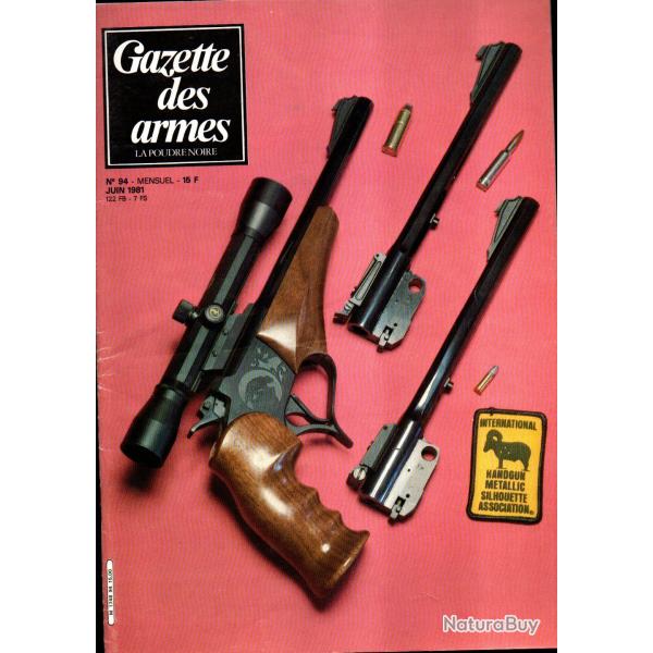 gazette des armes 94 armes de poing des sudistes , armes azt�ques, le contender, carabine wesson rif