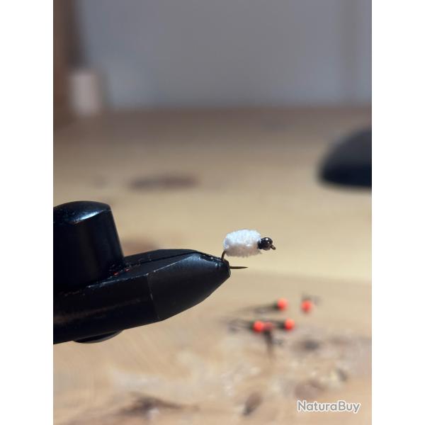 Nymph, imitation d'oeuf blanc #14