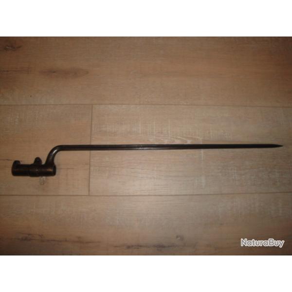 BAIONNETTE A DOUILLE AUTRICHIENNE Mle 1854 A LAME CRUCIFORME