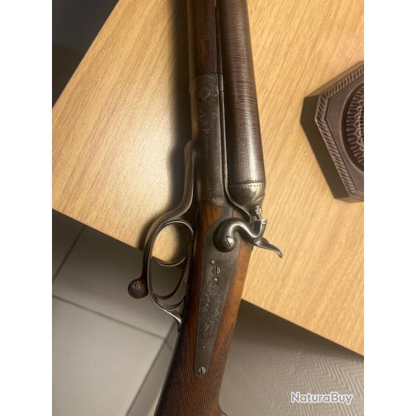 Fusil juxtapos�s calibre 16 � chien ext�rieur
