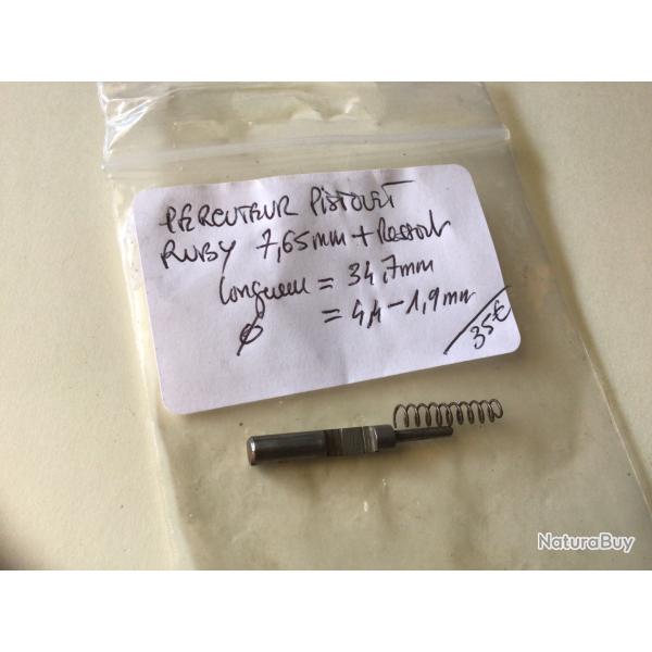VENDU PAR LE-CUIRASSIER PERCUTEUR AVEC RESSORT DE PISTOLET RUBY 7,65 MM