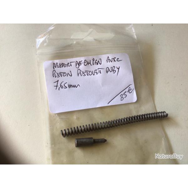 VENDU PAR LE-CUIRASSIER RESSORT DE CHIEN AVEC PISTON DE PISTOLET RUBY 7,65 MM