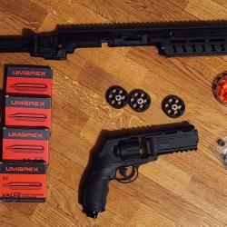 Pack HDR 50 Umarex T4E complet + accessoires + CO2 (pr&ecirc;t &agrave; l'emploi) 13 joules