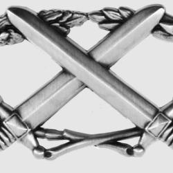 Insigne M&eacute;tal BMP1 - Argent