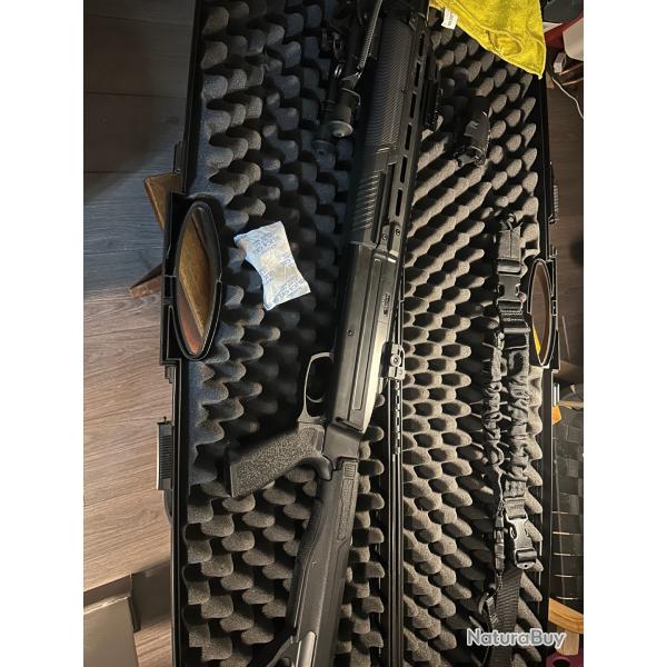 T4E HDX68 16 joules avec bipied-support rail -sangle -lunette de vis�e-lampe pt rouge