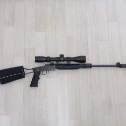 Carabine Little Badger Chiappa 22 LR custom + Lunette 3-9x40 + Silencieux