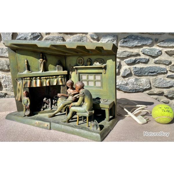Diorama en M�tal non Ferreux ou R�gule Electrifi� - Napol�on Veille de Waterloo - Empire