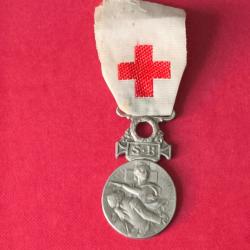 M&eacute;daille Ancienne Croix-Rouge SSBM - Grav&eacute;e