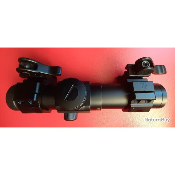 POINT ROUGE MICRODOT BED 4 + MONTAGE AMOVIBLE UTG_GARANTI 27 ANS+++