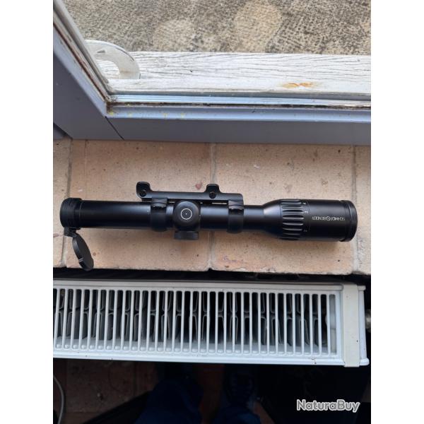 Lunette Schmidt et bender exos 1-8x24 montage blaser