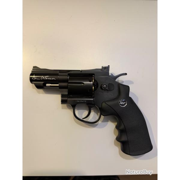 Revolver DAN WESSON 2.5" BLACK ASG CO2
