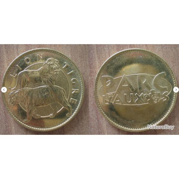 Medaille Parc Auxois 2017 Tigre Lion Tiger par Arthus Bertrand France