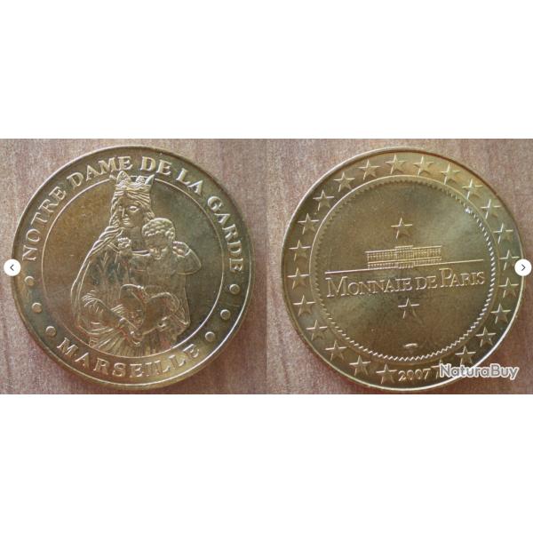 Medaille Marseille Notre Dame de la Garde 2007 Monnaie de Paris