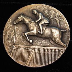 medaille F.Rasmuny "sport hippique" bronze 17,8 grs