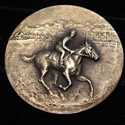 medaille F.Rasmuny 1869-1940 "sport hippique" bronze 23,2 grs