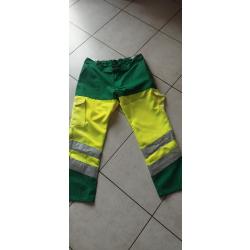 Pantalon &eacute;quipement fluo