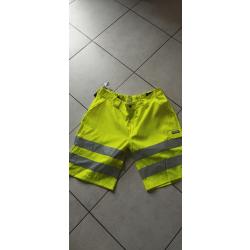 Bermuda de travail fluo