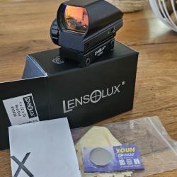 Point rouge Lensolux 1x22x33