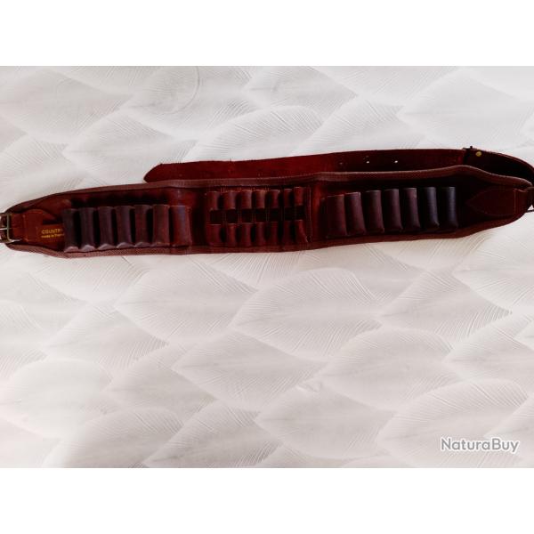 Cartouchi�re mixte en cuir