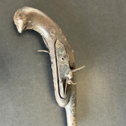 Pistolet silex probablement 18eme